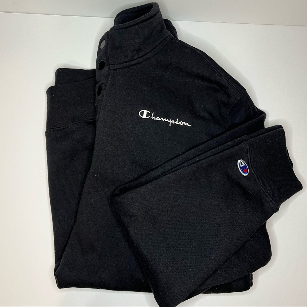 Champion Collared button up Sweatshirt